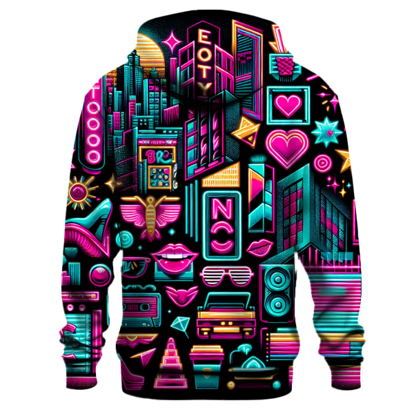 Classic Neon Signs Hoodie