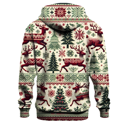 Classic Holiday Sweater Patterns Hoodie