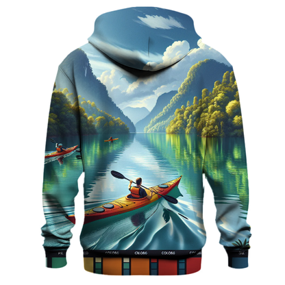 Kayaking Journey Hoodie Custom Hoodies