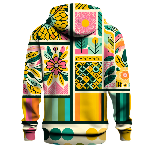 Flower Power Patchwork Hoodie