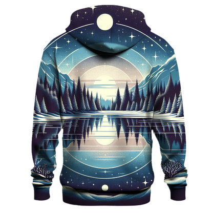 Winter Twilight Reflection Hoodie