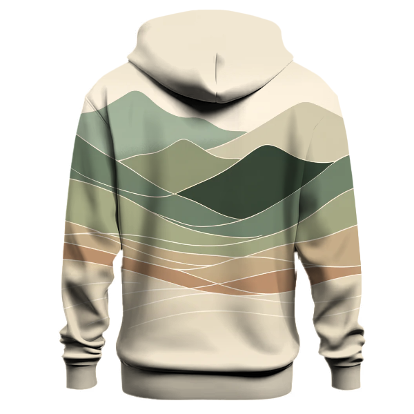 Minimalist Mountain Range Hoodie