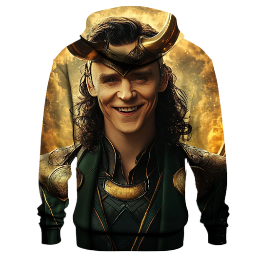 Tom Hiddleston: Master of Mischief and Charisma Hoodie