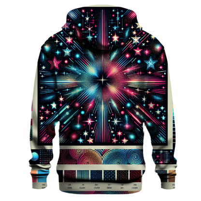 Retro Cosmic Vibes Design Hoodie