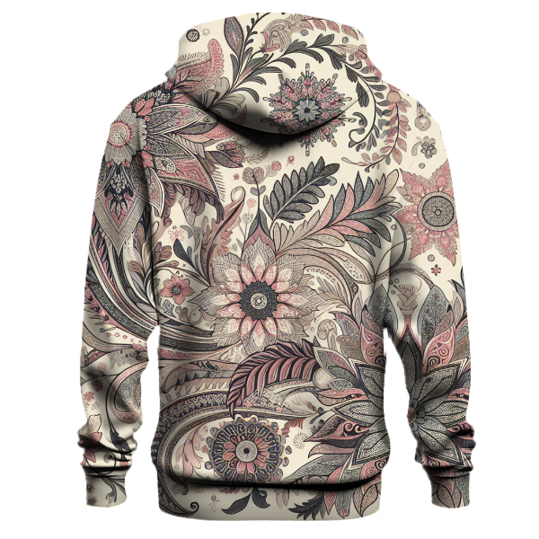 Boho Floral Patterns Hoodie