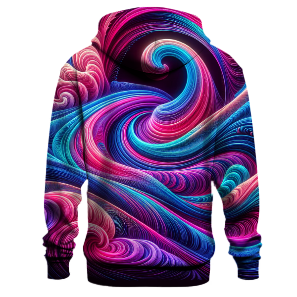 Neon Dream Waves Hoodie