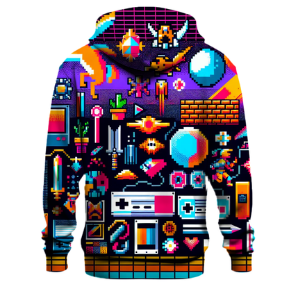 Pixel Art Explosion Hoodie