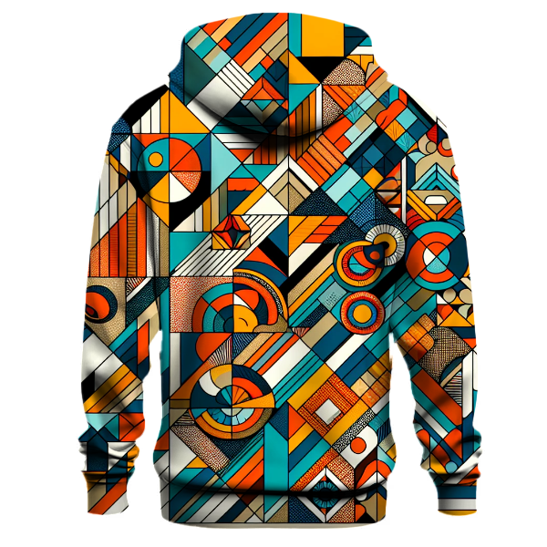 Funky Geometric Shapes Hoodie