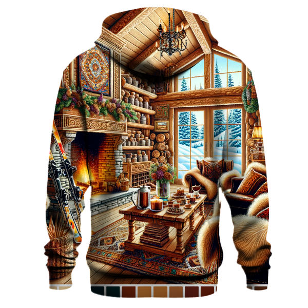 Festive Ski Chalet Hoodie