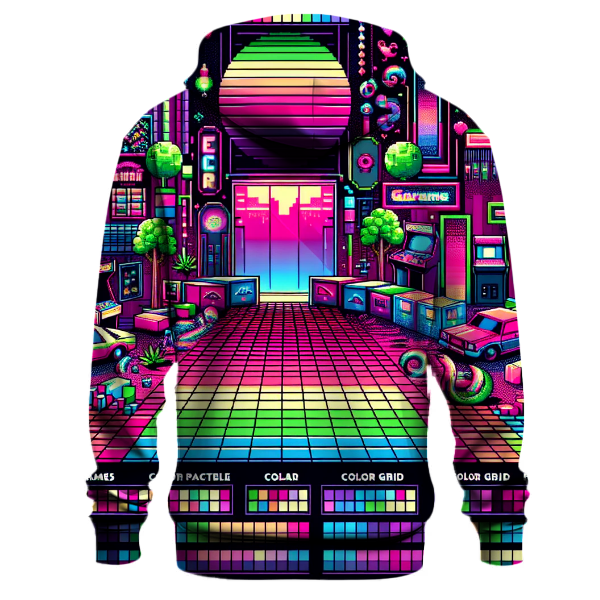 Retro Video Game Arena Hoodie