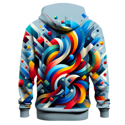 Artistic Geometric Symphony Hoodie