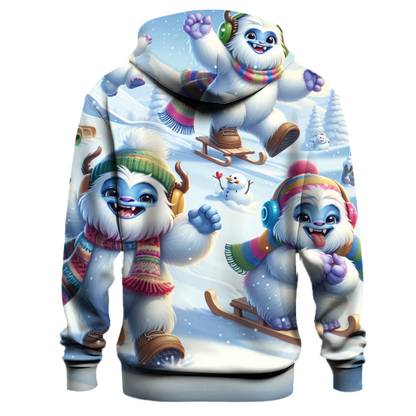 Playful Yeti Yule Hoodie