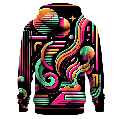 Groovy Graphic Explosion Hoodie