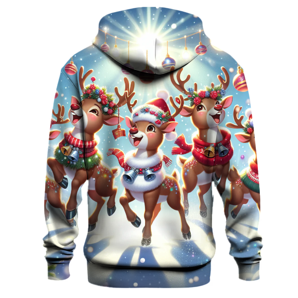 Cheery Reindeer Roundup Hoodie