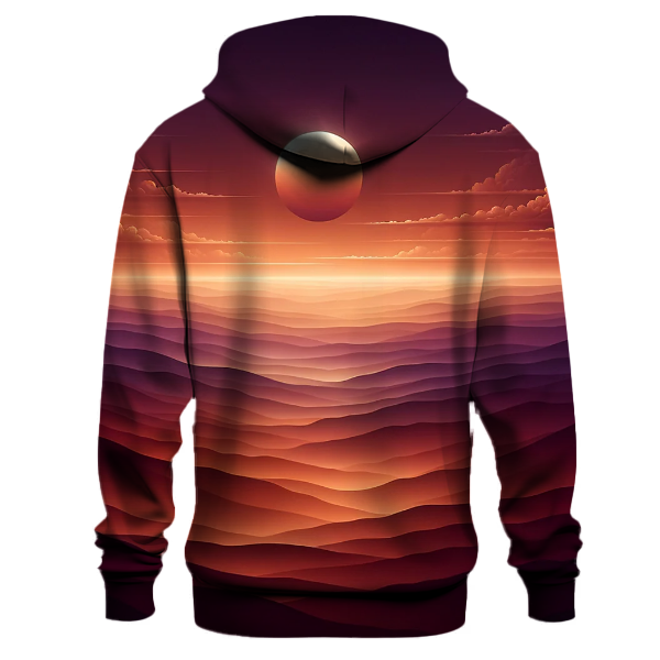 Amber Twilight Gradient Hoodie