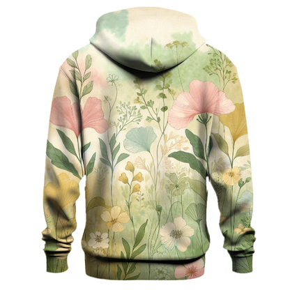 Pastel Meadow Design Hoodie