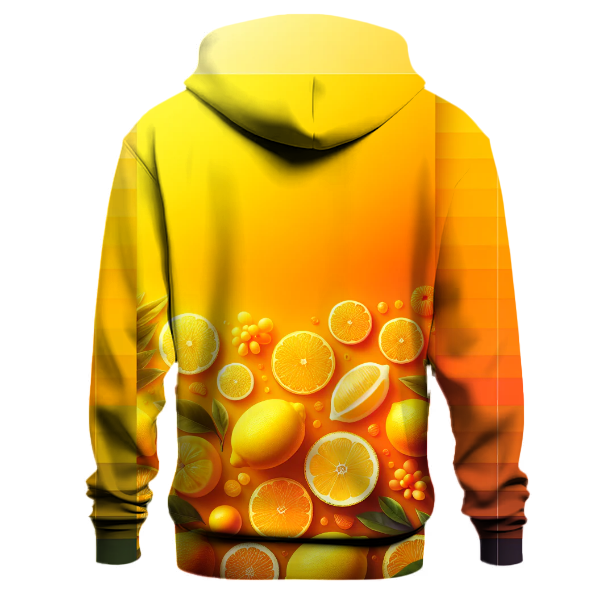 Bright Citrus Splash Hoodie