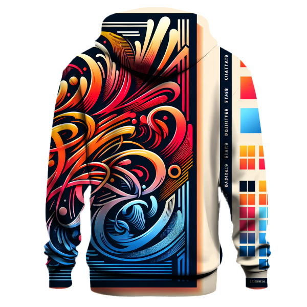 Vibrant Graffiti Splash Hoodie