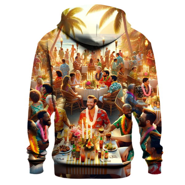 Tropical Christmas Luau Hoodie