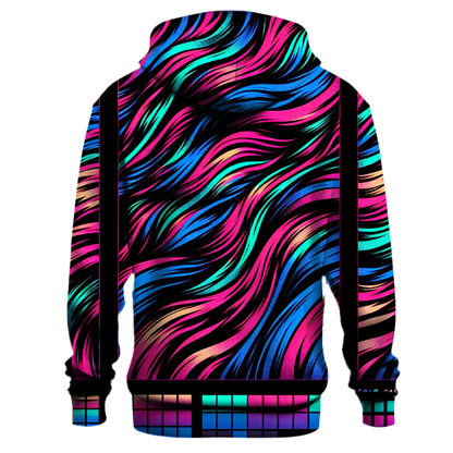 Neon Tiger Stripe Hoodie