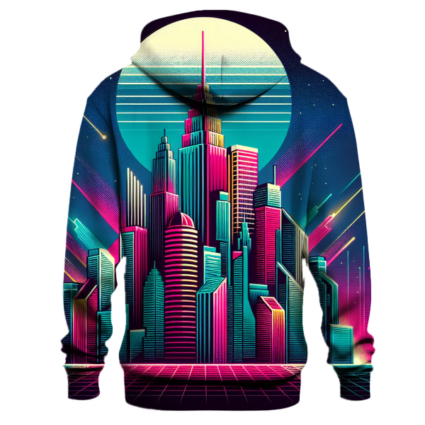 Neon Skyline Dreams Hoodie