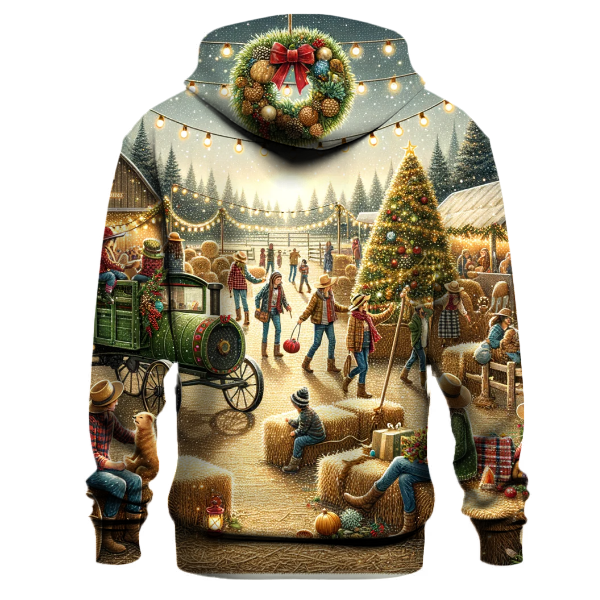 Charming Christmas Farm Festival Hoodie