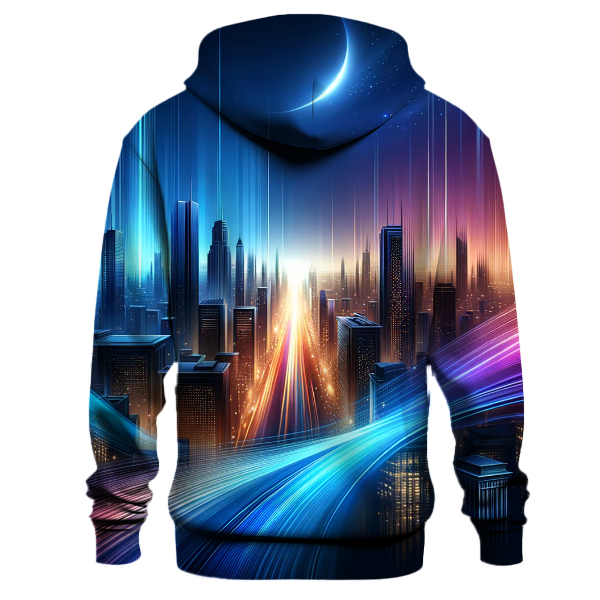 City Skyline Gradient Hoodie