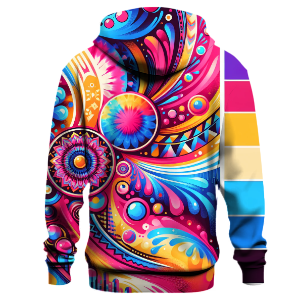 Bold Colorful Tie-Dye Hoodie