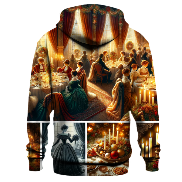 Classic Dickensian Christmas Hoodie