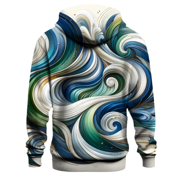 Abstract Waves Hoodie