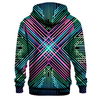 Neon Laser Lines Hoodie