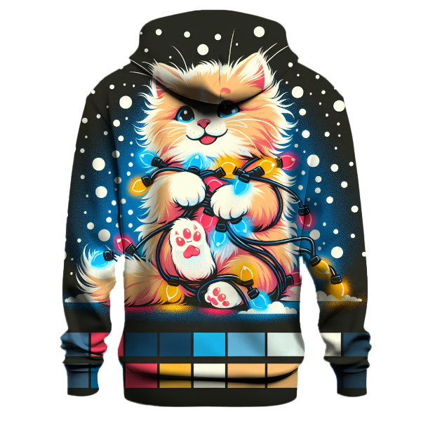 Cozy Christmas Cat Hoodie