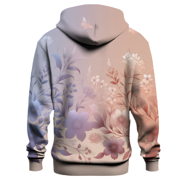 Floral Whisper Gradient Hoodie