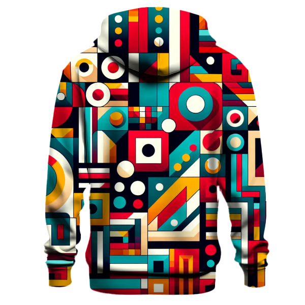 Retro Abstract Geometry Hoodie Hoodie Designs