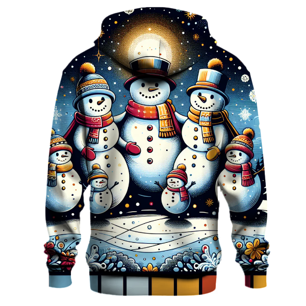 Holiday Snowman Family Hoodie