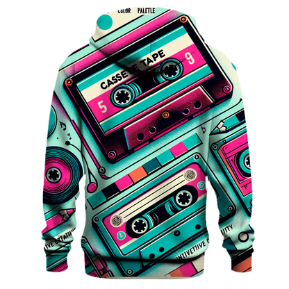 Vibrant Retro Tapes Hoodie Premium Hoodies