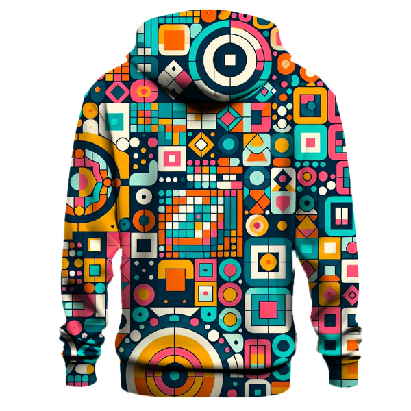 Funky Geometric Art Hoodie