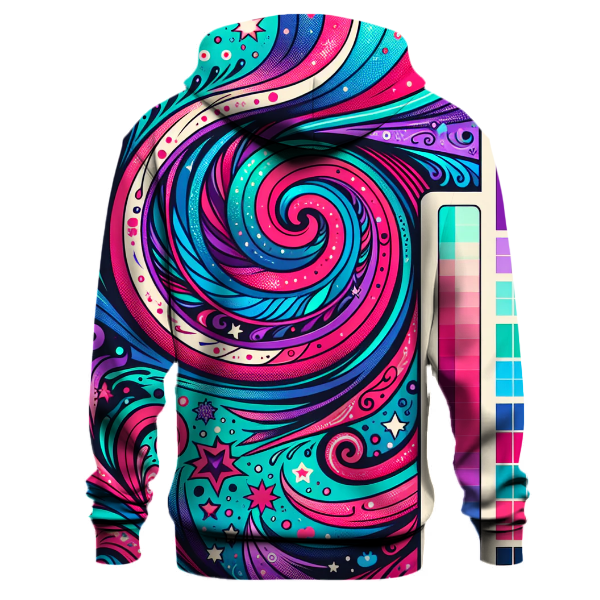 Swirls and Stars Hoodie