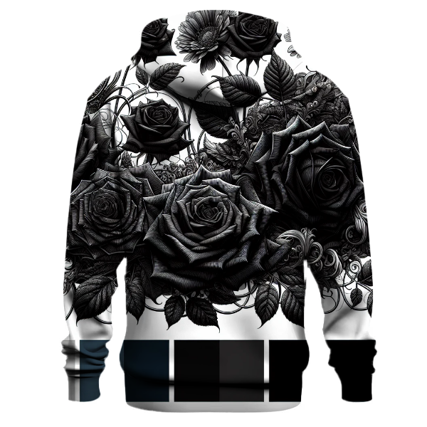 Gothic Rose Elegance Hoodie