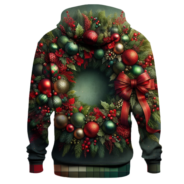 Traditional Christmas Wreath Hoodie