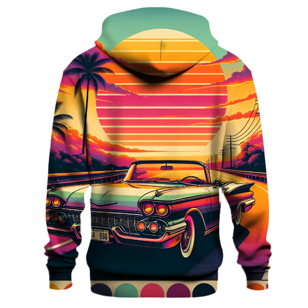 Synthwave Retro Road Trip Hoodie