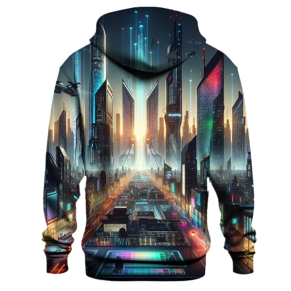 Futuristic Cityscape Wonder Hoodie