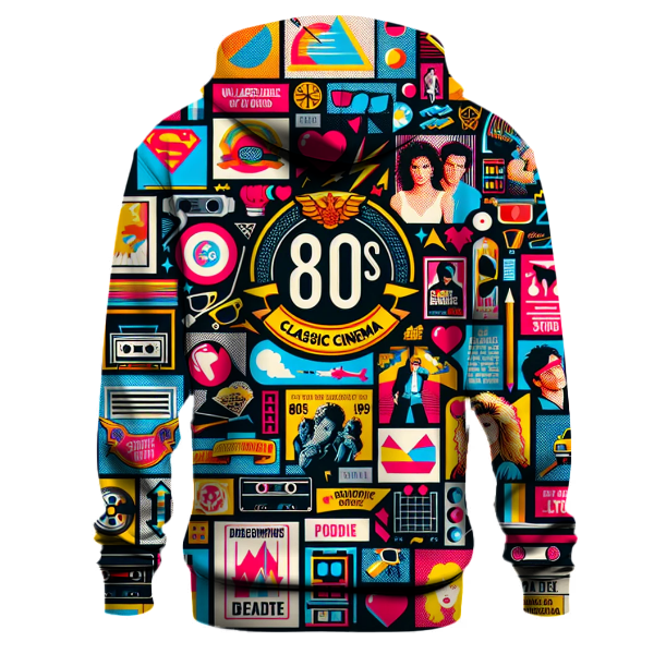 Classic 80s Film Collage Hoodie