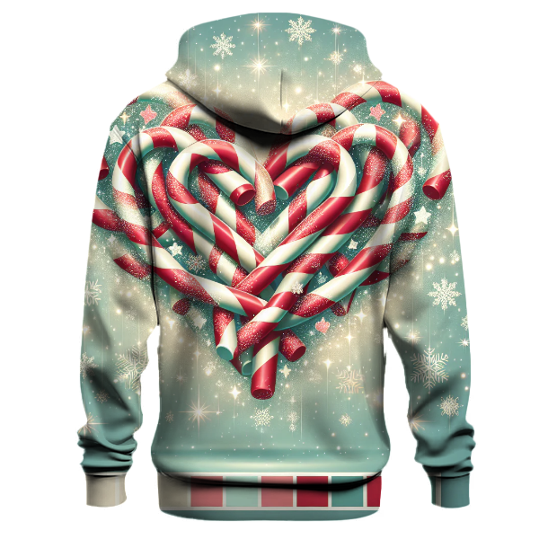 Candy Cane Heart Hoodie