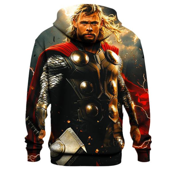 Chris Hemsworth: Thunderous Odyssey of the Mighty Thor Hoodie