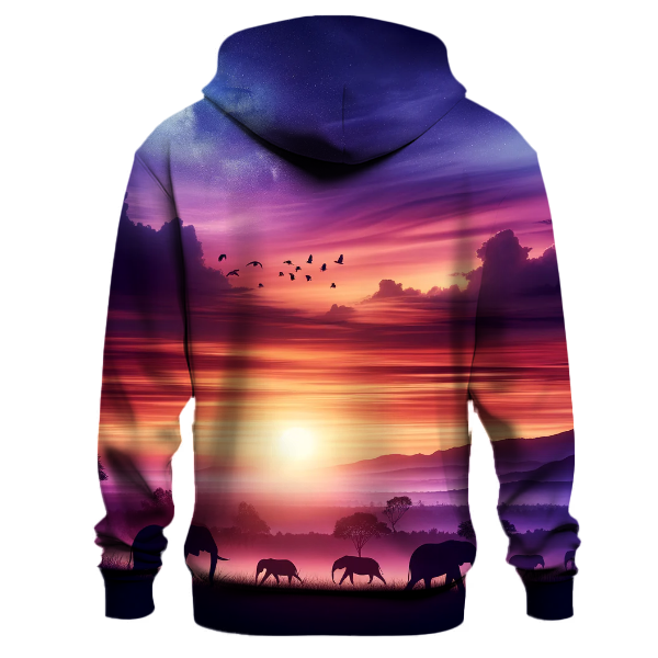 Safari Sunset Silhouettes Hoodie