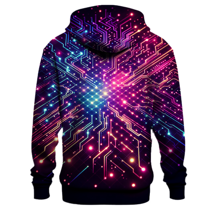 Techno Grid Luminescence Hoodie