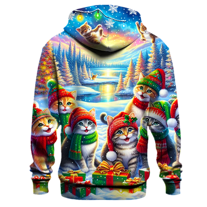 Christmas Cat Parade Hoodie