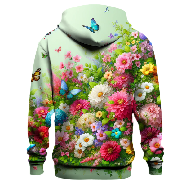 Vibrant Floral Garden Party Hoodie