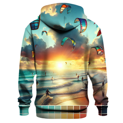 Kite Surfing Excitement Hoodie